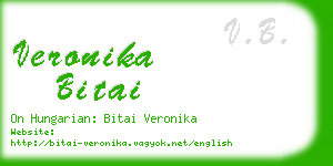 veronika bitai business card